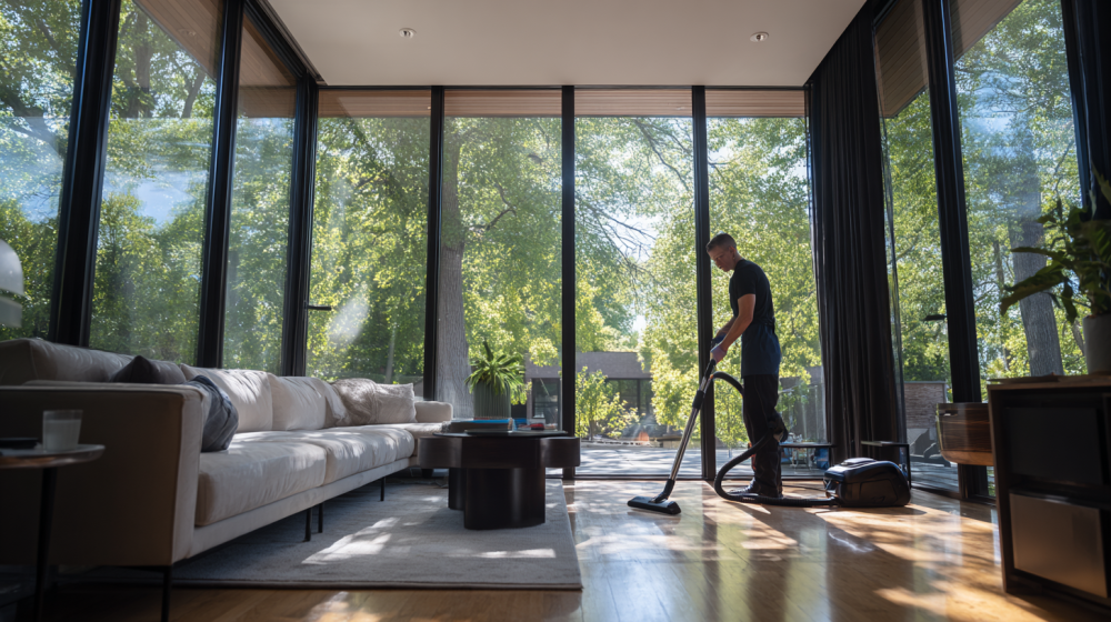 Mi Casa Cleaning Solutions  Mi Casa Cleaning Solutions Professional Cleaner In Mi Casa Uniform Vacuuming E718996c Af9a 490b B37b 19426fb20850