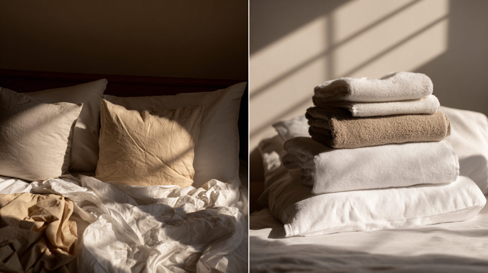 Mi Casa Cleaning Solutions  Mi Casa Cleaning Solutions Split Scene Style Photograph Of A Cleaner Making E6705e80 F737 4769 9cf2 08838be4ed52