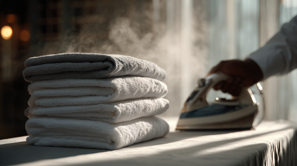 Mi Casa Cleaning Solutions  Davidv. 56221 Cleaner Folding Freshly Laundered White Towels 19ce0477 7d20 4349 8f96 Cd0fe2e1668a 0