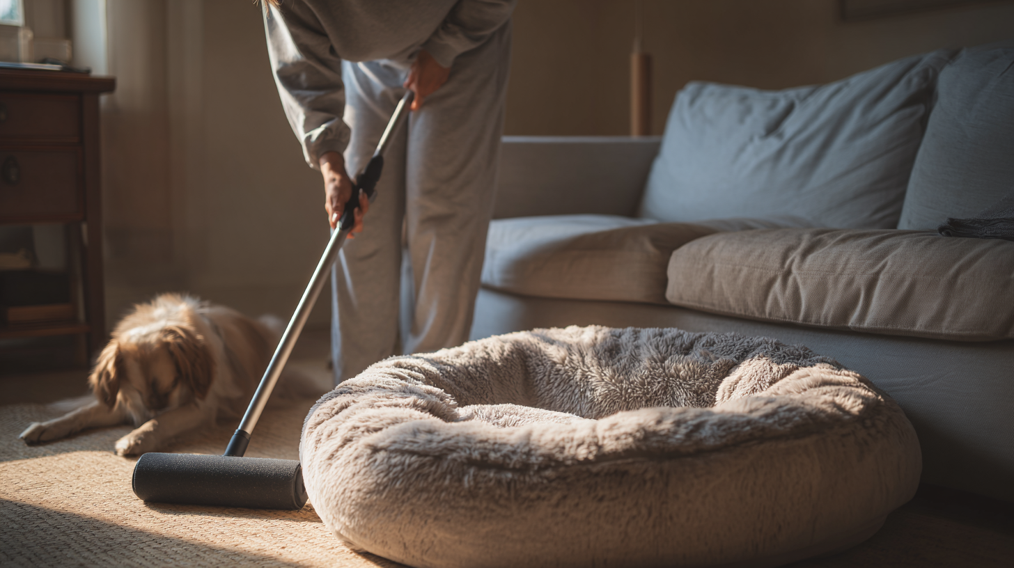 Mi Casa Cleaning Solutions  Davidv. 56221 Cleaner Using A Lint Roller And Pet Hair Vacuum B67385f5 Ca13 4ca4 82bd 0a0c8dd7d9a4 1