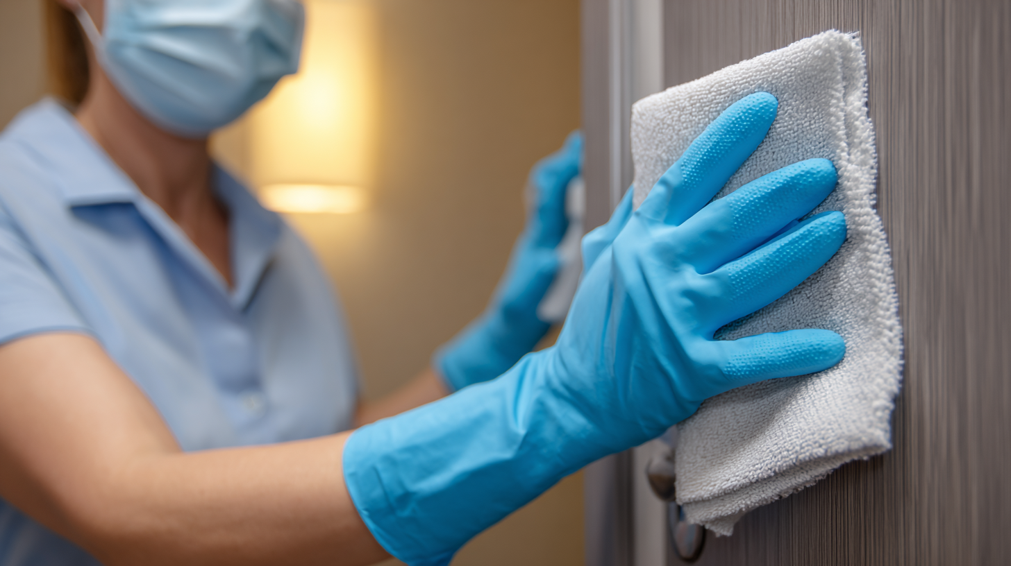 Mi Casa Cleaning Solutions  Davidv. 56221 Cleaner Wearing Gloves And A Face Mask While Di 05baa82c 15c4 4985 879a 1273f778cb4f 3