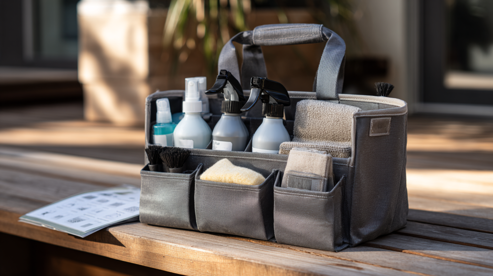 Mi Casa Cleaning Solutions  Davidv. 56221 Open Professional Cleaning Tote On A Wood Bench 4496abde 6145 415b 8563 B888fbd7f201 2