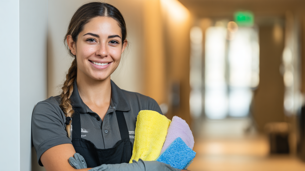 Mi Casa Cleaning Solutions  Davidv. 56221 Professional Portrait Of A Uniformed Cleaner Sm 3cbab7e8 Ee69 40e1 872c D8d79dd952a0