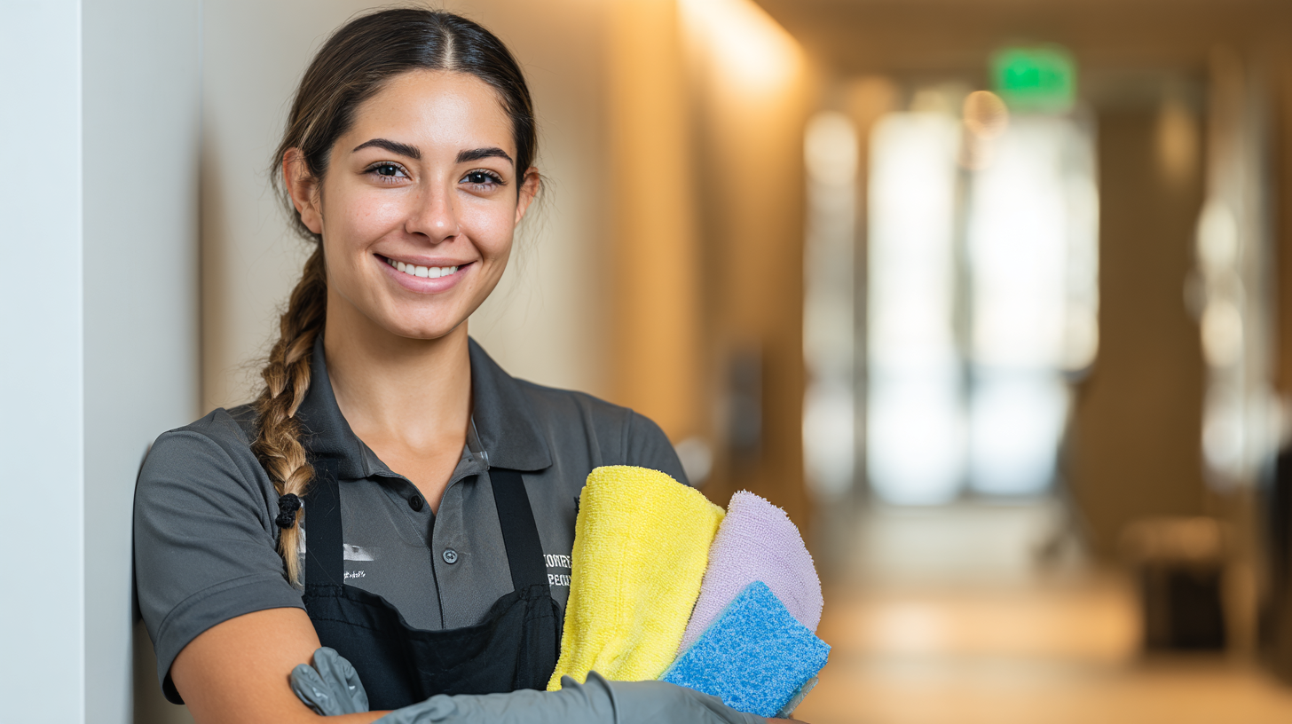 Mi Casa Cleaning Solutions  Davidv. 56221 Professional Portrait Of A Uniformed Cleaner Sm 3cbab7e8 Ee69 40e1 872c D8d79dd952a0
