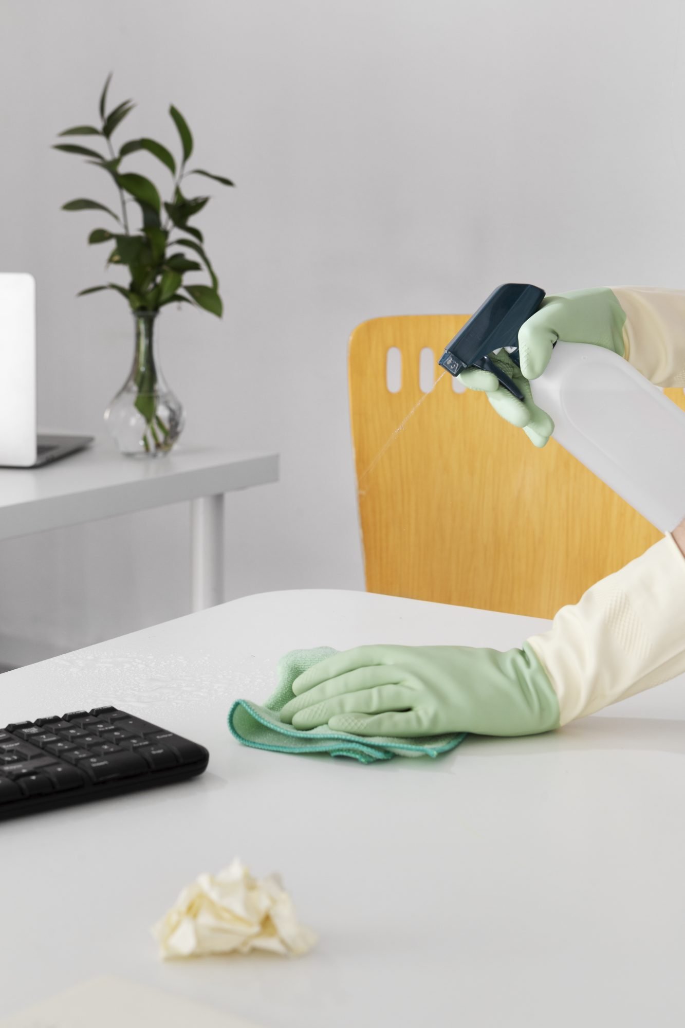 Mi Casa Cleaning Solutions  Still Life Office Cleaning Process