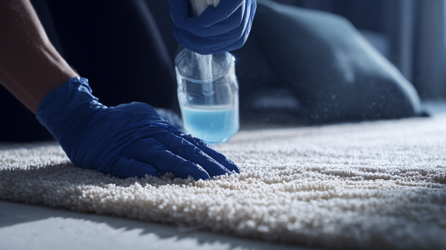 Mi Casa Cleaning Solutions  Mi Casa Cleaning Solutions Close Up Of A Technician Applying Pre Treatment Solution To A 8d832c16 64e1 4fbd A86e 8e3d3c5bc237 1