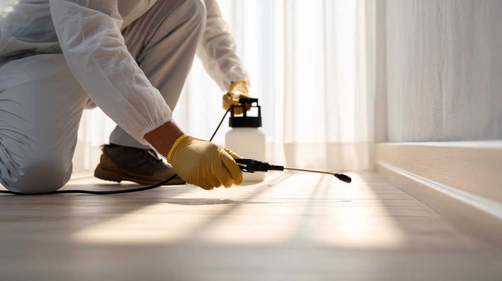 Mi Casa Cleaning Solutions  Mi Casa Cleaning Solutions Photorealistic Scene Of A Professional Pest Control Technicia Cd900a47 C480 4c79 B5df D68de1d45607 2